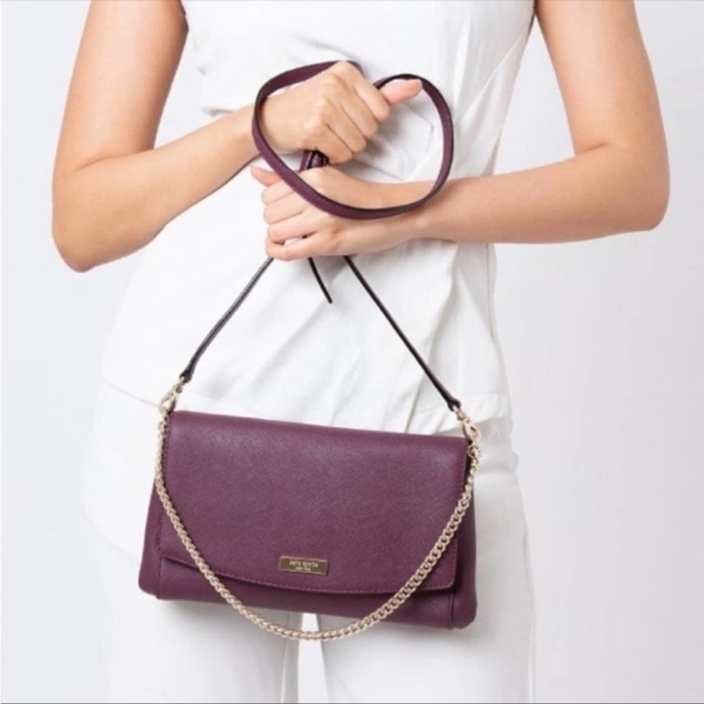Kate Spade Laurel Way Greer Crossbody Bag in Plum